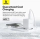 Сетевое зарядное устройство Baseus Palm Fast Charger 1C 30W EU Moon White - изображение 11