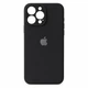 Чехол Silicone Premium case с защитой камеры для iPhone 16 Pro Max Full Camera Protective black 2279 - изображение 1