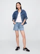 Джинсовые шорты женские GAP 551312220 28 Синие (1161834392) - изображение 3