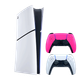 Набор Консоль Sony PlayStation 5 Slim Digital Edition 825GB White + Геймпад Беспроводной DualSense Pink - изображение 1