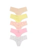 Набор трусиков 5 шт стринг Victoria's Secret 1(XS) Микс (155431) - изображение 1
