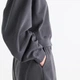 Женский черный свитшот New Balance Trackside French Terry Crew 42 (XL) (WT62X7T4BLK) - изображение 6