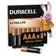 Батарейка Duracell AAA лужні 8 шт. в упаковці (5000394203341 / 81480364) - зображення 1