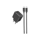 Зарядное устройство HOCO CS13A Ocean USB-C PD20W + cable USB-C to USB-C Black (6942007603843) - изображение 2