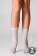 Носочки, 2 штуки Legs one size Серый микс (106228) - изображение 1