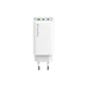 Зарядний пристрій ColorWay GaN Mini 65W PD Port PPS USB (USB-2C1A) white (CW-CHS058PD-WT) - зображення 2