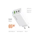 Зарядний пристрій ColorWay GaN Mini 65W PD Port PPS USB (USB-2C1A) white (CW-CHS058PD-WT) - зображення 6