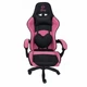 Крісло геймерське Bonro Lady 806 чорно-рожеве - изображение 4