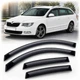 Дефлектори вікон для Skoda Superb 2008-2015 Універсал на скотчі (Acrylic) AMS22008 - изображение 1