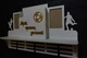 Медальница из дерева с полкой для кубков и кармашком для грамот, футбол, под заказ (МД0357) - изображение 2