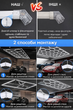 Стельова система освітлення LED для гаража та дітейлінгу 4780x2410 мм 480W 6500K геометричний дизайн - изображение 3