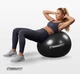 Мяч для гимнастики, фитнеса и баланса EasyFit BalanceBall 75 см Черный (56003826) - изображение 6