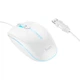 Проводная игровая мышь Hoco GM37 Wonderful с подсветкой, белая - изображение 1