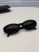 Женские черные солнцезащитные очки Saint Laurent SL M136/F овальная оправа 53-22-145 - изображение 7