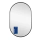 Дзеркало Qtap Scorpio (SC1) 500х800 з LED підсвічуванням Touch, з антизапотіванням, з димером, рег. темп. кольору чорне - изображение 2