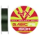 Шнур Select Basic PE 150m (темно-зелений) #0.8/0.12mm 12lb/5.6kg - зображення 1