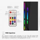 Геймерський стіл Mealux PowerDesk Carbon RGB з електрорегулюванням висоти (EVO-201 Carbon /B) - изображение 8
