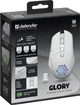 Компьютерная мышь Defender Glory GM-514 беспроводная оптическая 1200–3200 dpi 5 кнопок с радужной подсветкой Белая (GM-514) - изображение 8