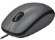 Компьютерная мышь Logitech M90 оптическая 1000 dpi USB 3 кнопки 1,8 м Темно-серая (910-001793) - изображение 1