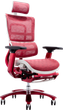 Офісне ергономічне крісло GT Racer X-815L White/Red (W-52) - зображення 1