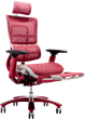 Офісне ергономічне крісло GT Racer X-815L White/Red (W-52) - зображення 2