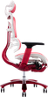 Офісне ергономічне крісло GT Racer X-815L White/Red (W-52) - зображення 7