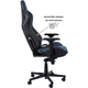 Геймерское кресло GT Racer X-8005 Dark Blue/Black - изображение 6