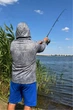 Лонгслів сонцезахисний для риболовлі чоловічий ⬩ джерсі з капюшоном та маскою-бафом ⬩ NordFish AirGuard сірий 2XL - зображення 8