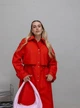 Женский тренч удлиненный Анталия LEO PRIDE 0194 50-52 (54) Коралловый ( LP - 0194/1 D ) - изображение 6