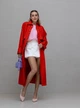 Женский тренч удлиненный Анталия LEO PRIDE 0194 50-52 (54) Коралловый ( LP - 0194/1 D ) - изображение 10