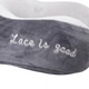 Подушка для шиї Lace is good U-подібна дорожня ортопедична наповнювач memory foam ефект памʼяті мʼякий плюш велюр анатомічна підтримка шиї та голови для подорожей сну в авто літаку потягу та офісі - зображення 4