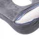 Подушка для шиї Lace is good U-подібна дорожня ортопедична наповнювач memory foam ефект памʼяті мʼякий плюш велюр анатомічна підтримка шиї та голови для подорожей сну в авто літаку потягу та офісі - зображення 6