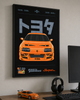 Комплект постерів А3 Форсаж — Toyota Supra, Mitsubishi Eclipse, Honda S2000, Nissan Skyline, Dodge Charger - изображение 3