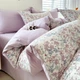 Комплект постельного белья Colorful Home с цветочным принтом лиловый, подарочная упаковка - изображение 6