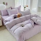 Постільна білизна Євро Colorful Home Лавандовий комплект у клітинку з сердечками 200x230 см, подарочная упаковка - изображение 12