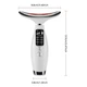 Мікрострумовий масажер для обличчя та шиї Neck Beauty Device 26X-328 з 7 режимами LED-терапії та ліфтинг-ефектом, Білий - зображення 3