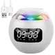 Портативная Bluetooth колонка с часами Kimiso KMS-K12 белого цвета (6598-10299) - изображение 1