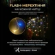 Гірлянда Бахрома вулична 3 м 90 LED Flash IP44, Світлодіодна новорічна гірлянда з підвісними нитками 30/60 см від мережі 220 В для фасаду, вікон, ґанку та святкового декору, Різнокольоровий - зображення 7