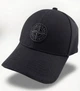 Чоловіча Бейсболка Фулка STONE ISLAND Чорна Коттон (Закрита на Гумці) L/XL (59-60 см) - зображення 3