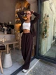 Жіночий вельветовий костюм двійка (кофта+штани) Uaclothes 46-48 Коричневий (like39259-196961350) - зображення 4