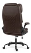 Офісне крісло Hell's Chair HC-1033 Brown екошкіра - изображение 5