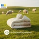 Ковдра Woolly IDEIA зимова Євро 200х220 см Овеча вовна Двостороння Молоко/Беж (4820227285433) - зображення 3