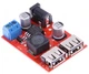 Зарядний пристрій авто LM2596s 2 USB DC-DC вхід 6-40 V вихід 5V3A - зображення 1