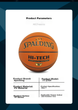 Мяч баскетбольный SPALDING TF Gold Shield 77-270Y из полиуретана, размер 7 - изображение 6