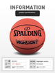 Мяч баскетбольный SPALDING 77-362Y Size 7 оранжевый - изображение 5
