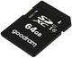 Карта памяти GOODRAM S1A0 SDXC 64 ГБ Class 10 UHS-I (S1A0-0640R12) - изображение 2
