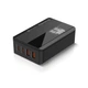 Зарядний пристрій ColorWay Power Delivery (2USB-A + 2USB TYPE-C) (65W) black (CW-CHS040PD-BK) - зображення 1