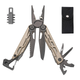 Мультитул 25-в-1 Multitool Pliers универсальный инструмент из нержавеющей стали 420 с набором бит и нейлоновым чехлом, Desert Tan - изображение 1