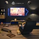 Геймерское кресло Cyberlux GM-03 B, Fabric Black, до 140 кг - изображение 4