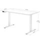 Стіл з електрорегулюванням висоти "PowerDesk Duo" Mealux EVO-242 Duo W/W, White - зображення 3